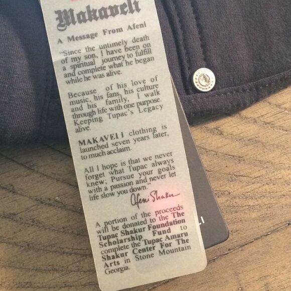 NWT Makaveli Cotton And Sparkle Stretch Pants M. - Picture 12 of 15